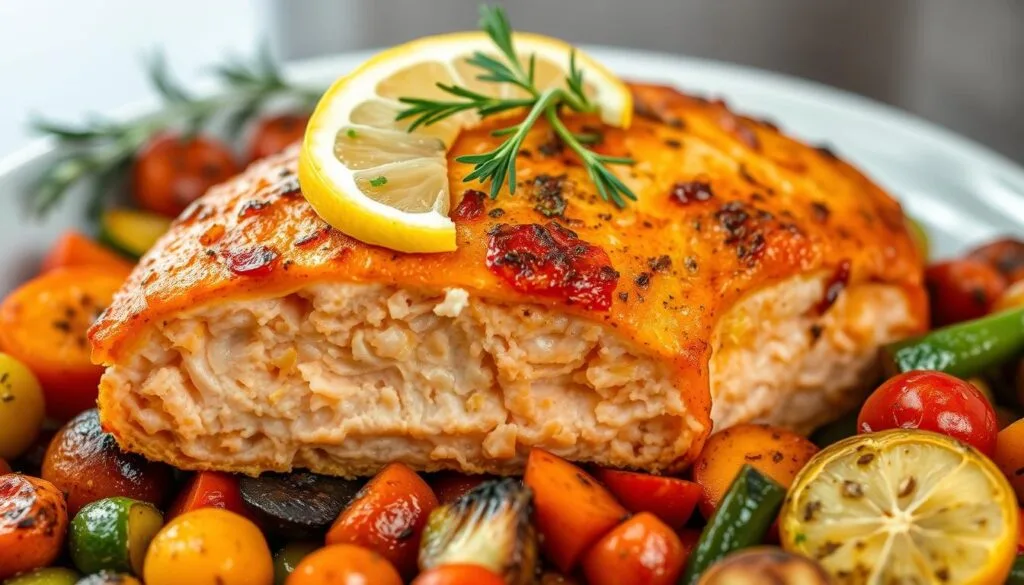 Recipe for a moist and flavorful salmon loaf